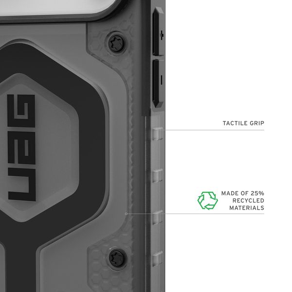 Чехол Uag Pathfinder Clear Case для iPhone 17 Pro Max, Тонированный/Черный | Ash/Black