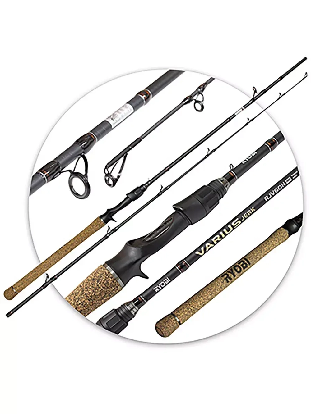 Спиннинг штекерный VARIUS JERK 1,80m 40-140g IM8 Trigger