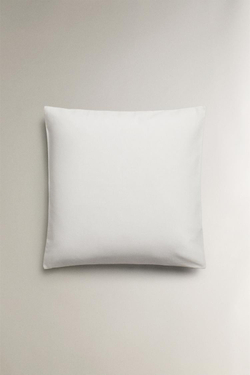 ZARA HOME ЧЕХОЛ ДЛЯ ДЕКОРАТИВНОЙ ПОДУШКИ С КОНТРАСТНОЙ ВЫШИВКОЙ, СВЕТЛО-БЕЖЕВЫЙ