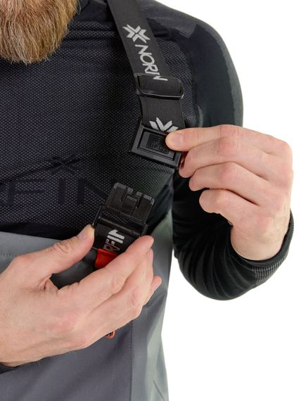 Полукомбинезон заброд. Norfin PILOT STOCKINGFOOT GRAY р.XXL