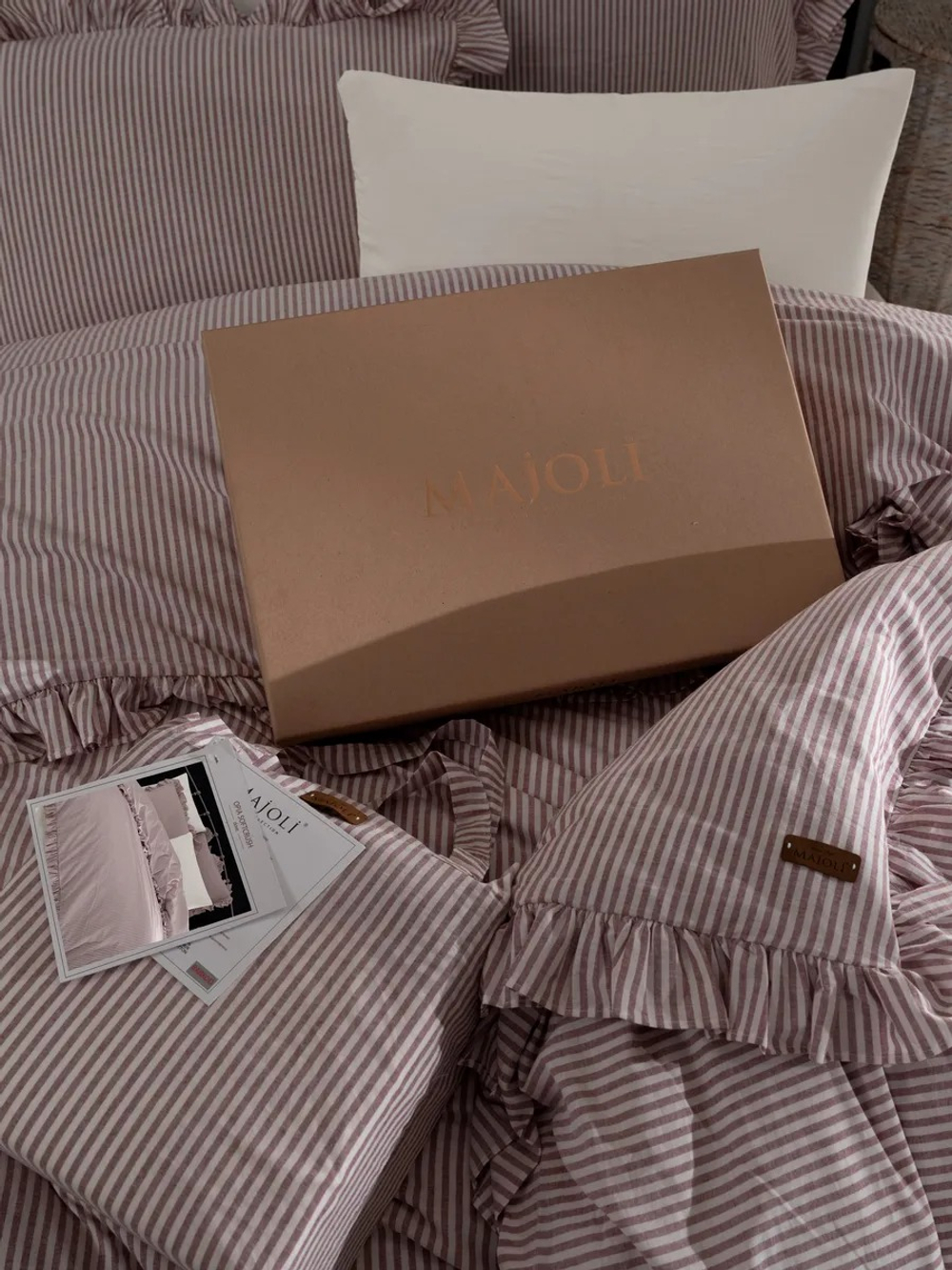 КПБ MAJOLİ Milagros Ren CHARM Евро 200*220-2шт. 240-260, 50*70-2шт. Вар. Хлоп.