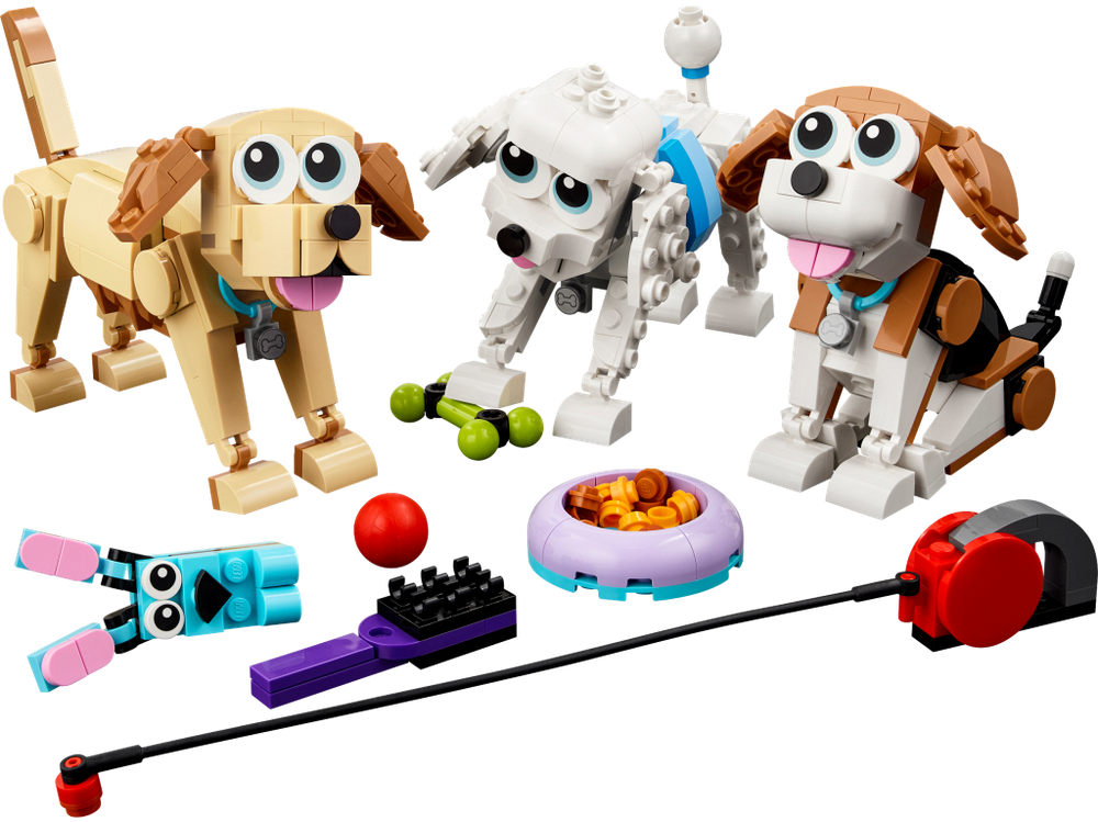 Конструктор Лего Креатор Очаровательные собачки | LEGO Creator Adorable Dogs 31137, 475 деталей (7+)