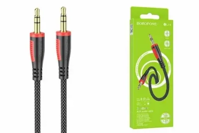 Аудио кабель AUX Borofone BL14 (black)
