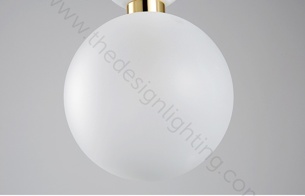 Pendant design lamp Aballs  by Parachilna (White,  D15)