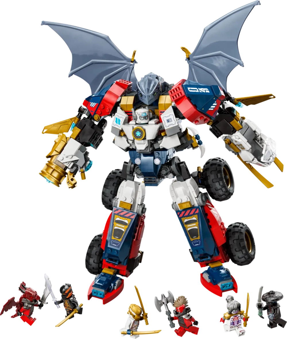 Конструктор LEGO Ninjago 71834 Ультра-комбайнерный мех Зейна