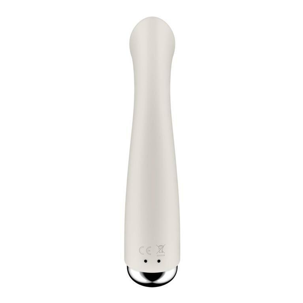 Телесный вибратор для G-стимуляции Spinning G-Spot 1 - 17 см. (Цвет: телесный)