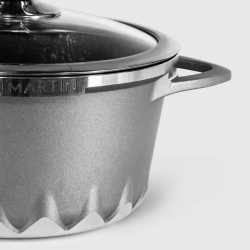 Кастрюля с крышкой 2.6л Kitchen Star Artmartin