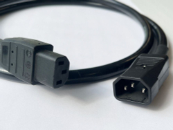 Кабель питания QED Performance Qonduit 1,0m IEC-C15 /C14 Black