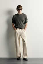 БРЮКИ LOOSE FIT СО ШВАМИ — ZARA