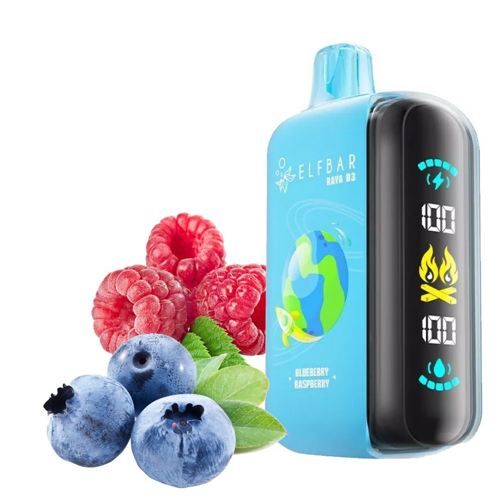 ELF BAR RAYA D3 - Blueberry Raspberry (5% nic)