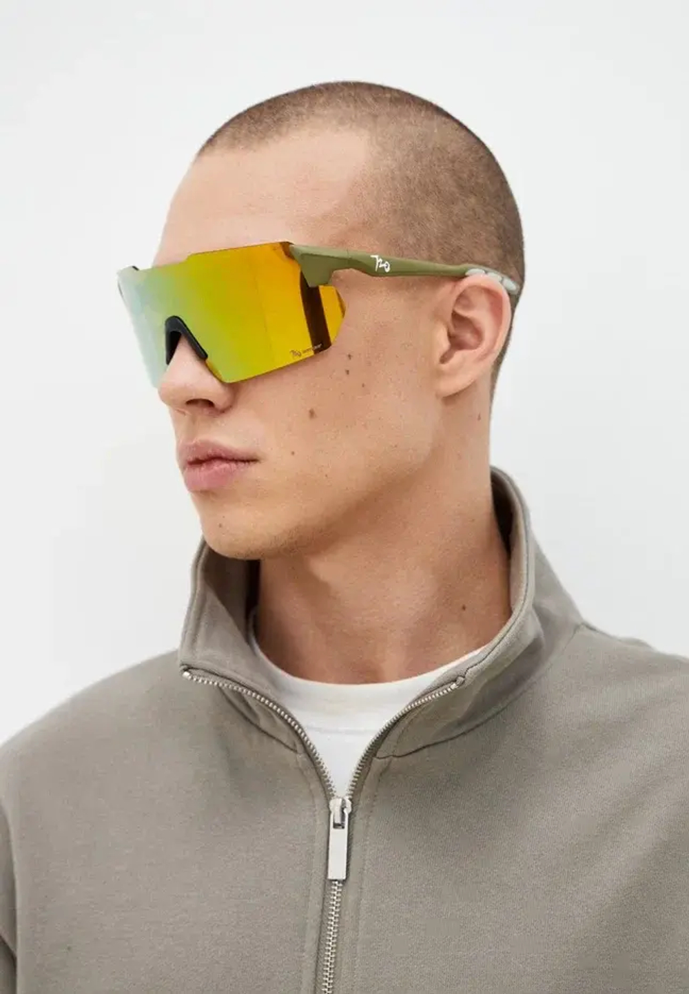 Спортивные очки 720armour Kamikaze Cylinder + / Olive Branch / Brown Yellow Ti Lens