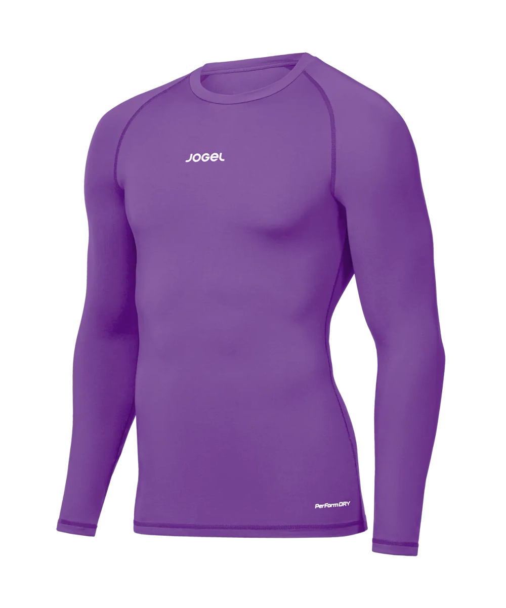 Футболка компрессионная с длинным рукавом Jogel CAMP 2 PerFormDRY Baselayer LS Tee, фиолетовый P3