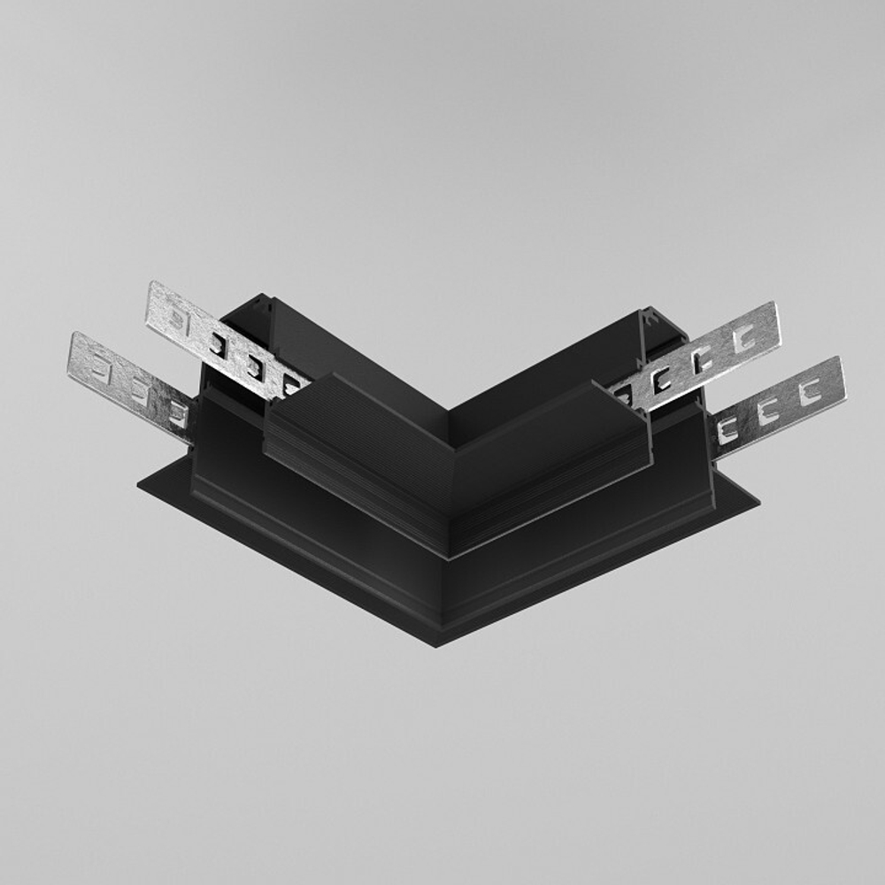 Соединитель угловой L-образный для треков встраиваемых Maytoni Accessories for tracks Exility TRA034CL-42.12B