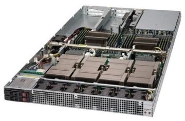 Сервер Supermicro SuperServer 1028GQ-TXR без процессора/без ОЗУ/без накопителей/количество отсеков 2.5" hot swap: 2/2 x 2000 Вт/LAN 1 Гбит/c
