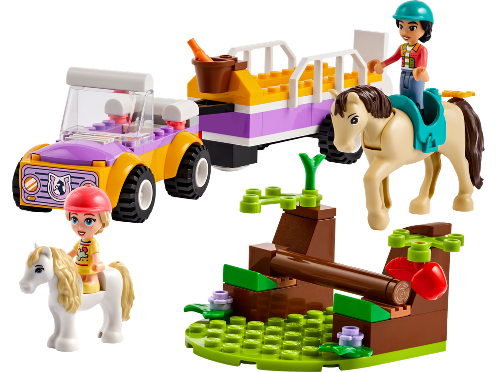 Конструктор Лего Френдс Трейлер для лошадей и пони | LEGO Friends Horse and Pony Trailer 42634 - 165 деталей (4+)