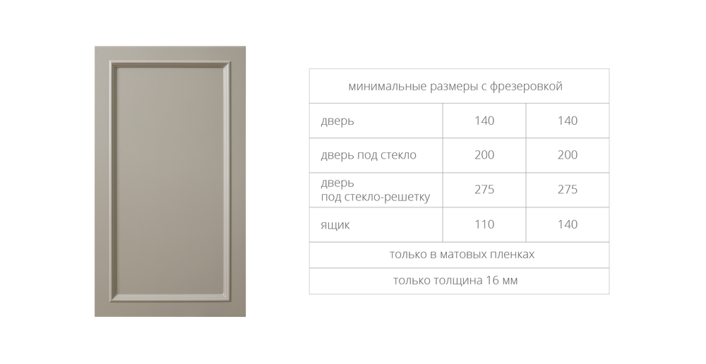 Фасад МДФ в плёнке ПВХ рис. 45-3
