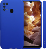 Мягкий Soft Touch чехол из силикона для SAMSUNG M31 (не M31s) с бархатной подкладкой