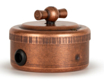 Выключатель ретро поворотный 2 кл. "Старая Медь" VINTAGE-BRASS 30201-3 / 2 группы света