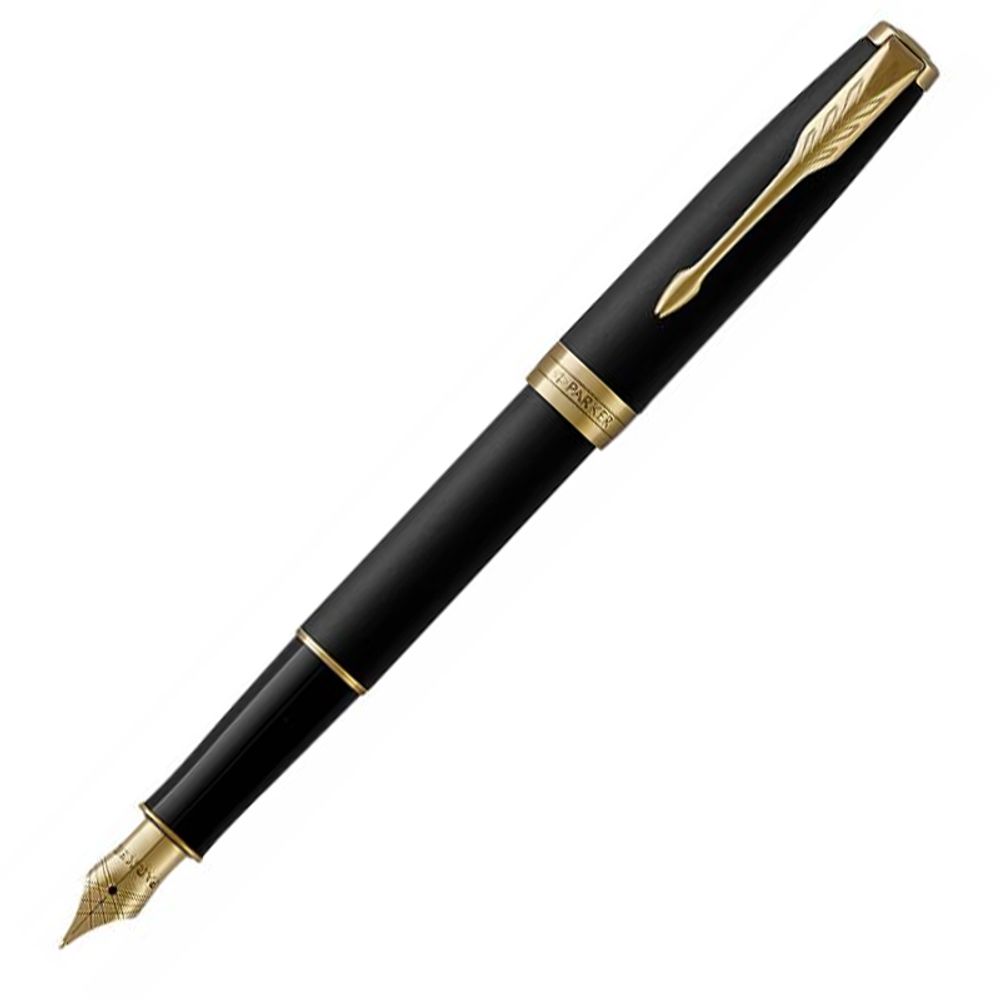 Перьевая ручка Parker Sonnet Core F528 Matte Black GT перо сталь F (1931516)