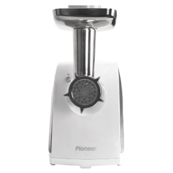 Мясорубка электрическая Pioneer, MG109, 1800 Вт, реверс, 1.8 кг/мин, металл, пластик, 4насад, для ко