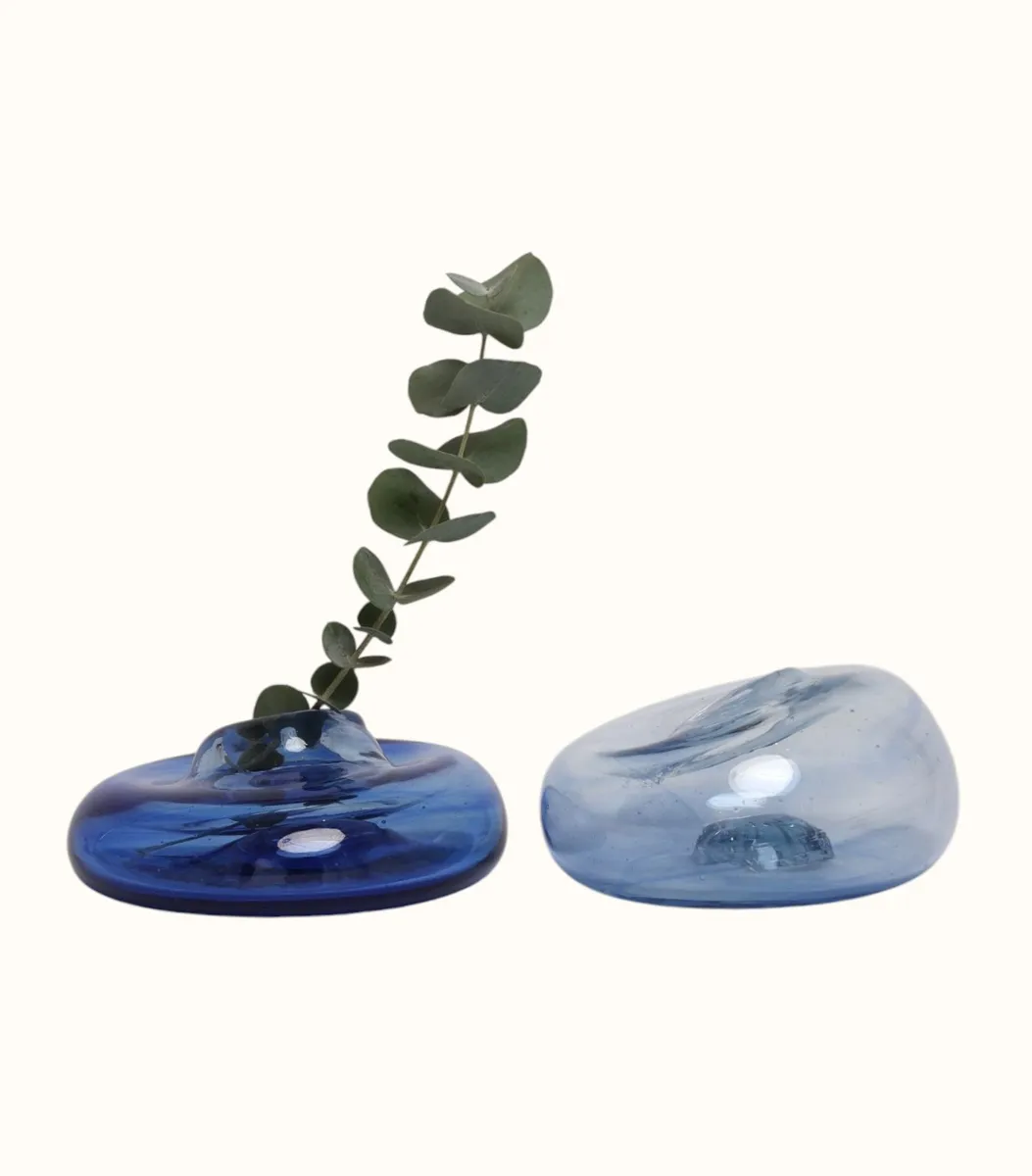 Ваза - DROP морская волна, M | Repin glass