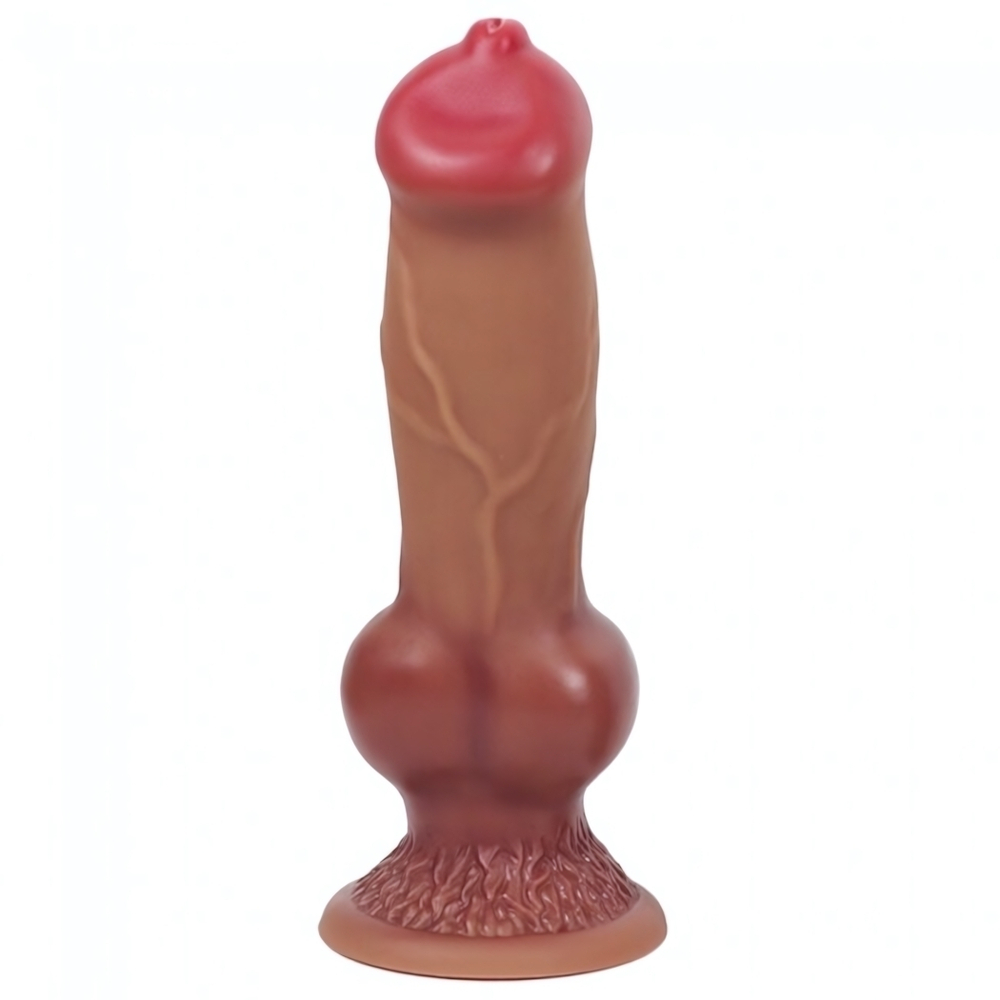 Фаллоимитатор Doggy Dick c присоской ROSYLAND в ламинате (19,5 см) (Цвет: телесный)