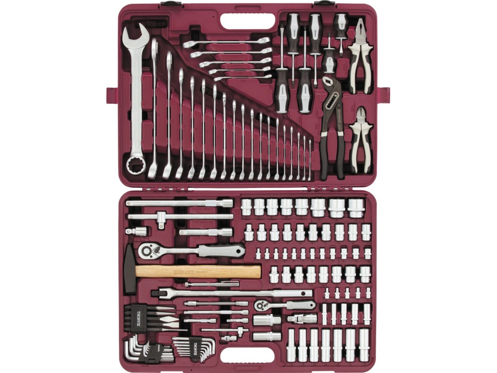 UTS0127 Набор инструмента универсальный 1/4", 1/2"DR, 127 предметов