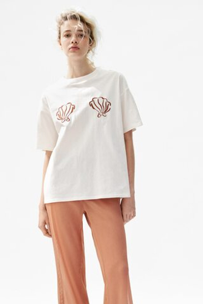Брюки без застёжки с бусинами - H&M
