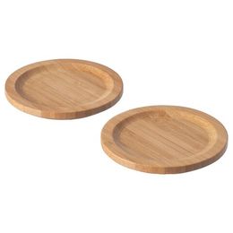 Набор подставок под чашку IKEA FORSEGLA, Бамбук, 9 см, 2 шт