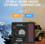 Устройство пусковое портативное бустер 26800mAh компрессором для шин 6000А 12V в чехле JFEGWO