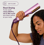 Shark SilkiPro Straight HT401UKPU выпрямитель для волос, фен-стайлер 2-в-1 Wet-to-Dry, профессиональный прибор для укладки волос, керамический выпрямитель
