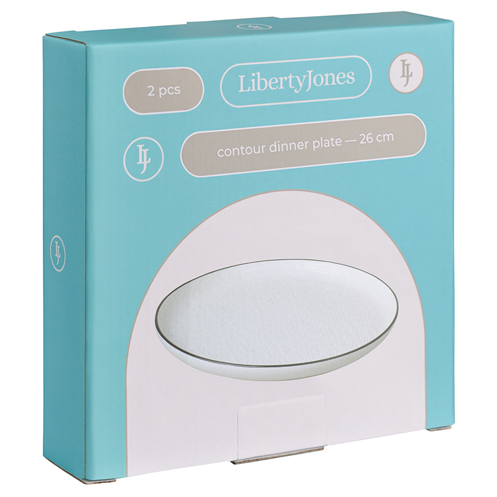 Набор тарелок 2шт 26см Liberty Jones Contour