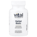 Vital Nutrients, Herbal Biotic, биотик, 60 веганских капсул