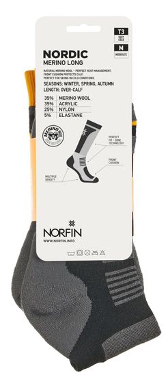 Носки Norfin T3M NORDIC MERINO LONG р.(42-44) L
