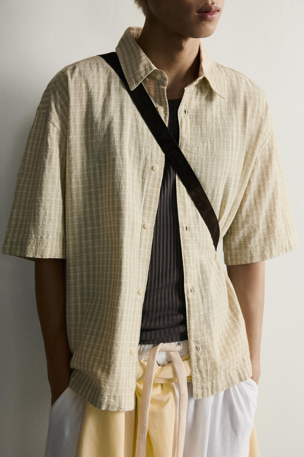 РУБАШКА BOXY FIT В КЛЕТКУ — ZARA · 6103/426