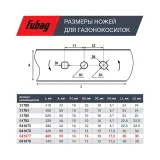 FUBAG Нож для аккумуляторных газонокосилок 48 см — фото 3
