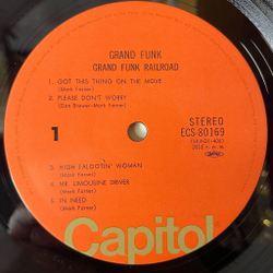 Винтажная виниловая пластинка LP Grand Funk Railroad (Japan 1975) (No Obi)