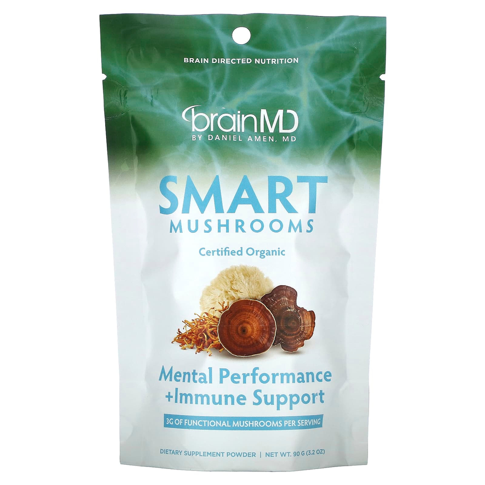 BrainMD, Smart Mushrooms, 90 г (3,2 унции)
