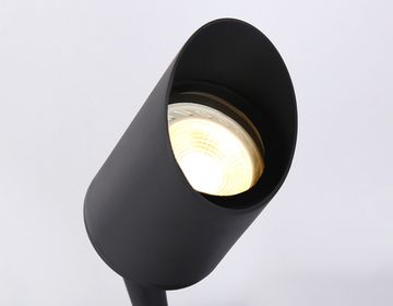 Уличный настенный поворотный архитектурный светильник 1*GU10 ST3892 BK черный Garden Ambrella