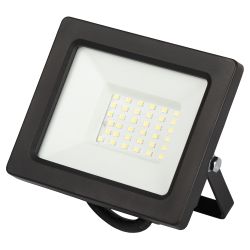 Прожектор светодиодный уличный ЭРА LPR-042-3-65K-030 30Вт 6500K IP65 встроенное фотореле гарантия 2 года | Прожекторы Стандарт
