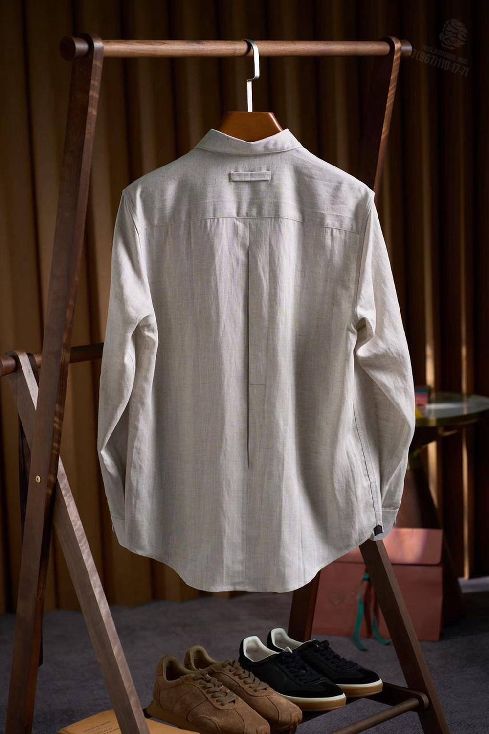 Льняной костюм Zegna