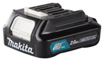Аккумулятор BL1021B (CXT 12В, 2Ач, индикатор заряда), картон, 1 шт. Makita 197396-9 Li-Ion 12 В макс. 2,0 А·ч BL1021B
