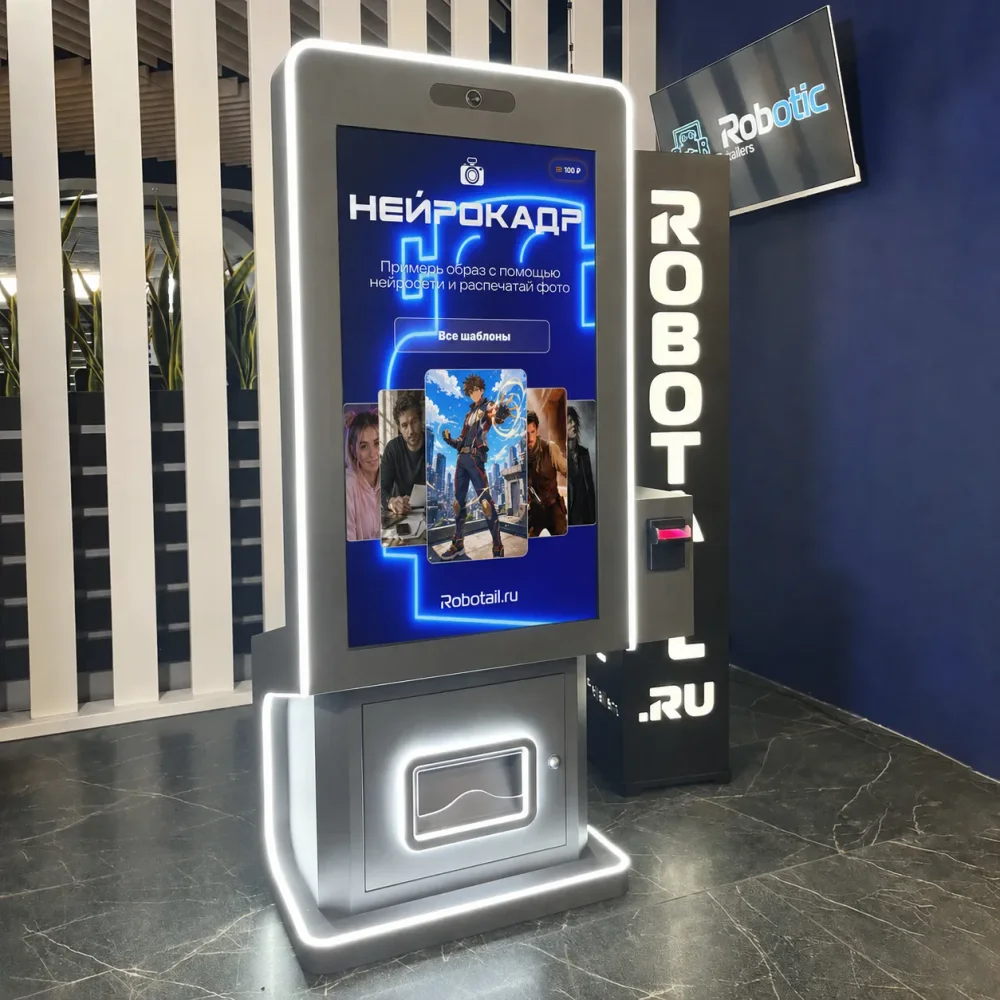 Фотостойка с ИИ «Нейрокадр» на российском ПО