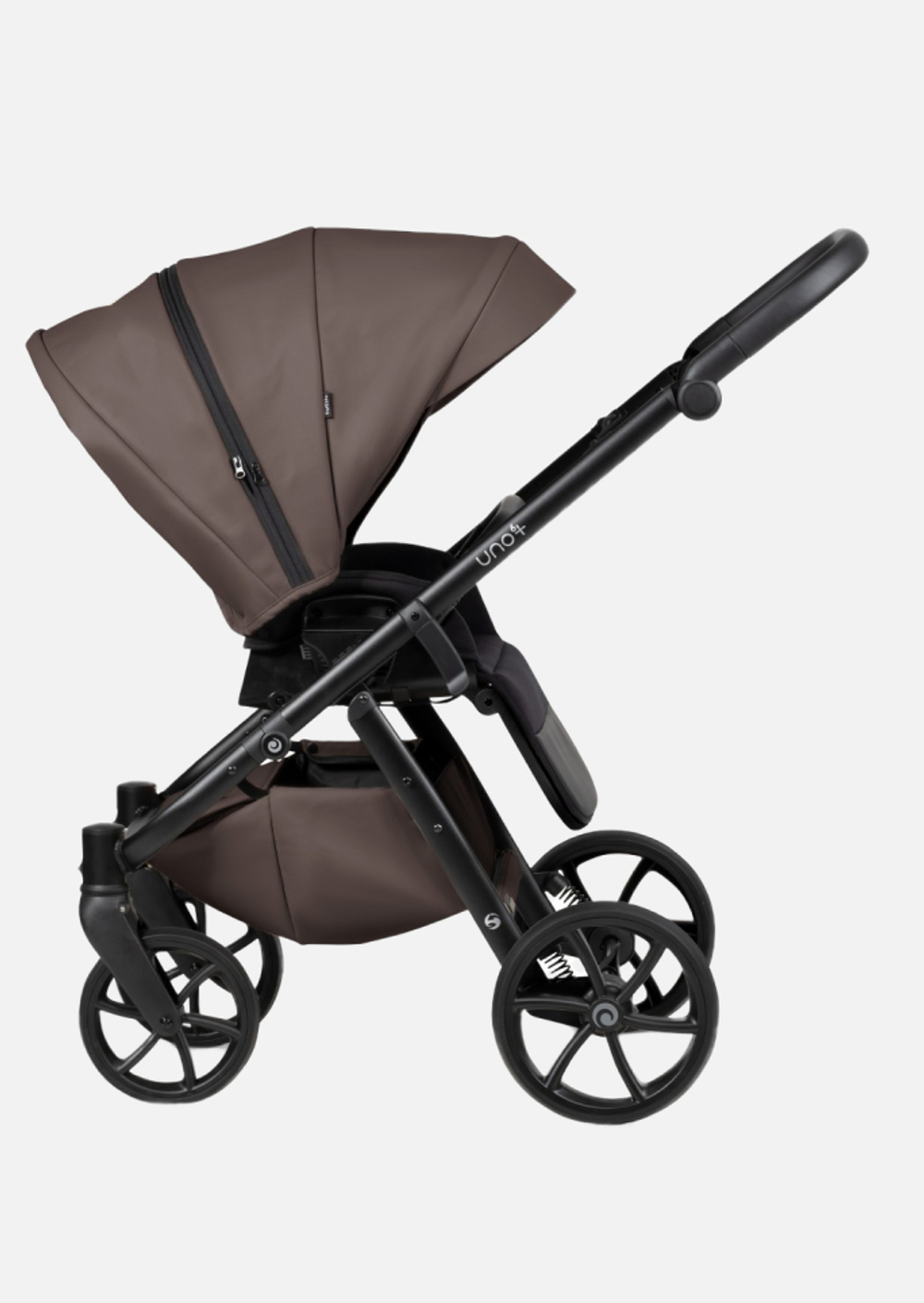 Tutis Коляска 2 в 1 UNO 6+ Leather Cioccolata