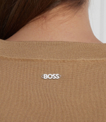 Хлопковый свитер feganasi BOSS BLACK - коричневый(50492551)