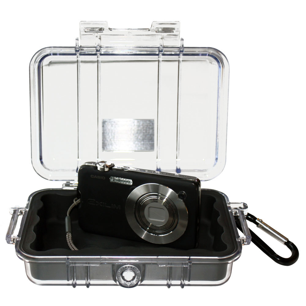 Защитный кейс Peli™ 1020 прозрачный с черной вставкой