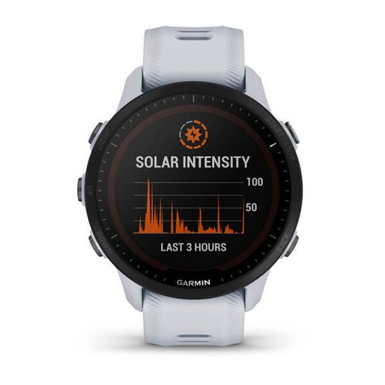 Часы с навигатором Forerunner 955 Solar, белые 010-02638-21