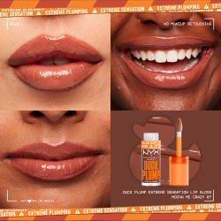 NYX Professional Makeup Duck Plump - Блеск для губ с эффектом увеличения оттенок 07 Mocha Me Crazy, 7 ml