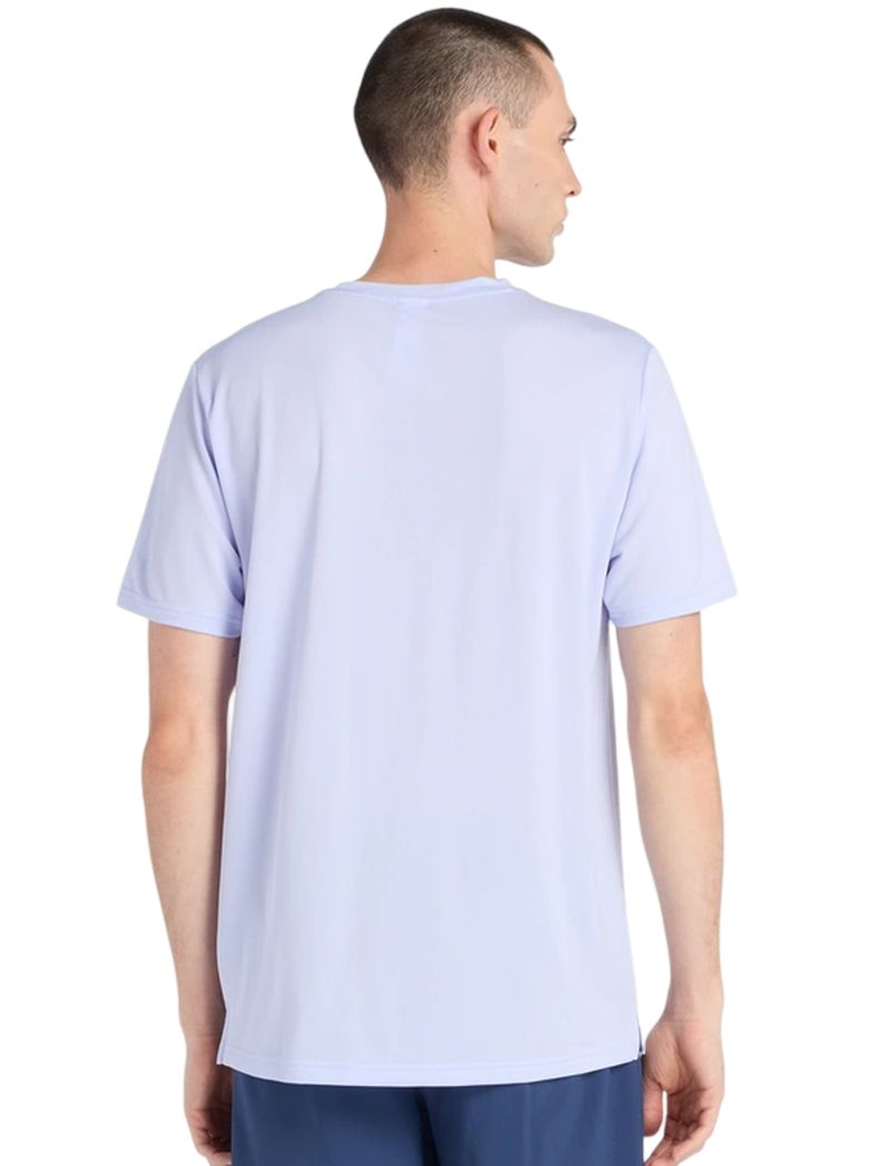 Мужская теннисная футболка New Balance Sport Short Sleeve - light purple