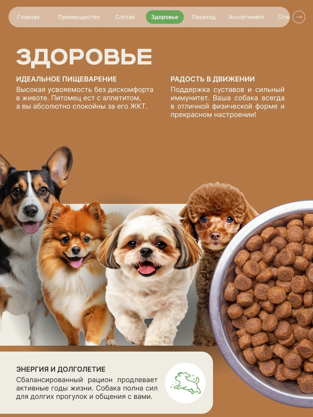 Корм сухой для взрослых собак породы Мопс, с ягненком, 3 кг, QUATTRO
